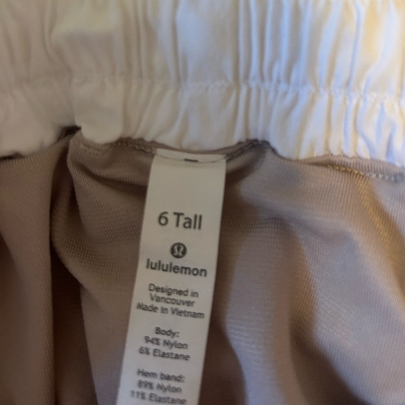 White Lululemon Shorts - Picture 4 of 4
